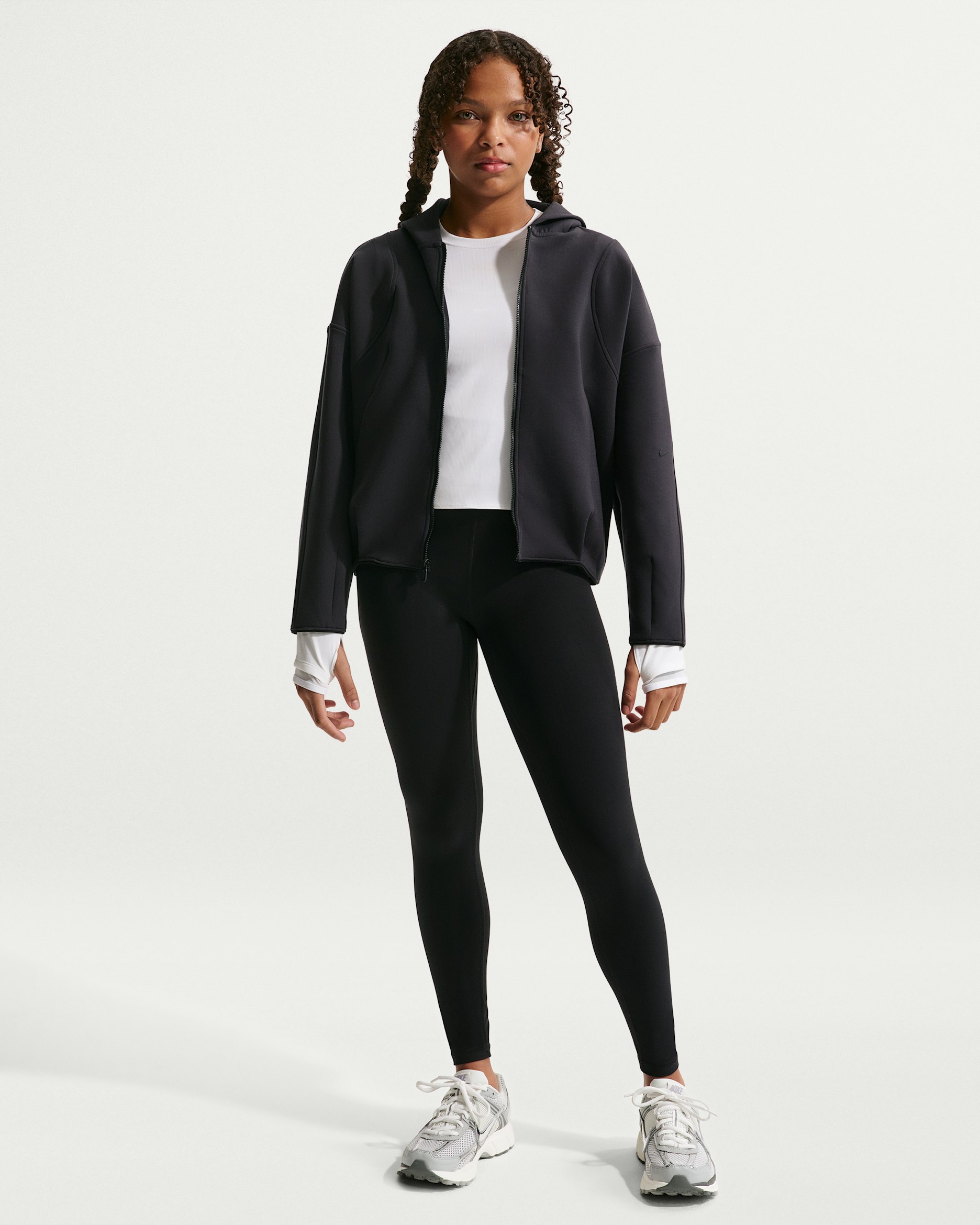 Nike Mavn Girls' High-Waisted Full-Length Leggings. Nike SI